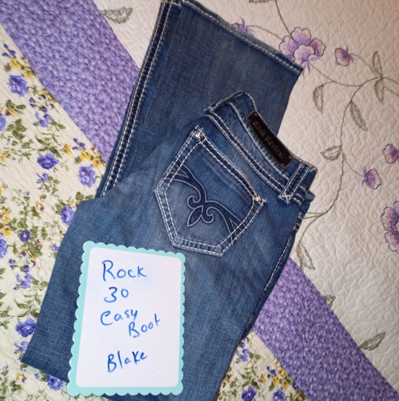 Rock Revival Denim - Rock Revival Distressed Easy Boot cut Women's Blake 30